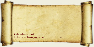 Natalija Kesegić vizit kartica